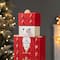 Glitzhome® 17.25'' Wooden Christmas Nutcracker Countdown Calendar Décor with Drawer